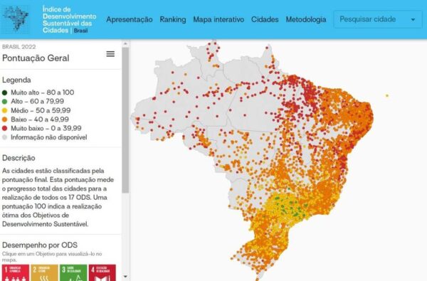 Índice de Desenvolvimento Sustentável das Cidades ajuda a monitorar ODS